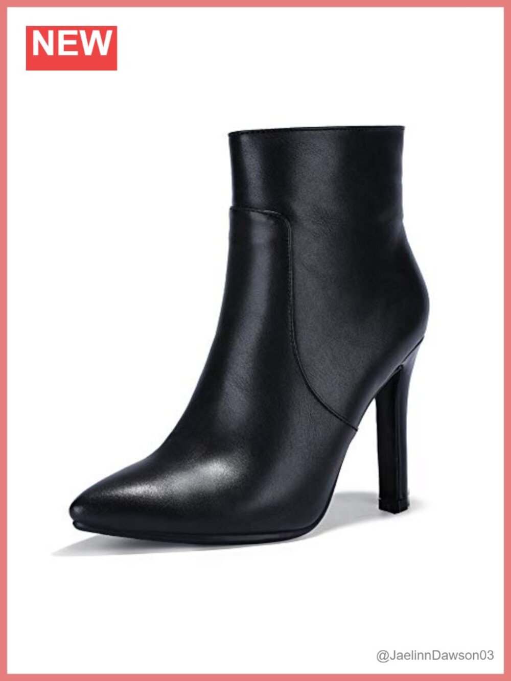 Ankle Boots High Heel Pointed Toe Stiletto Booties